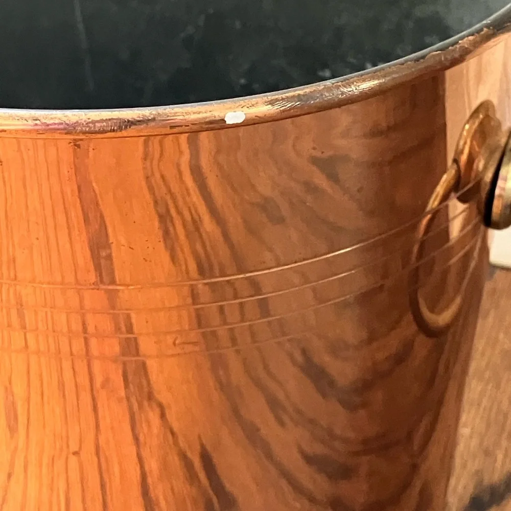 Vintage Copper Champagne Wine Ice Bucket